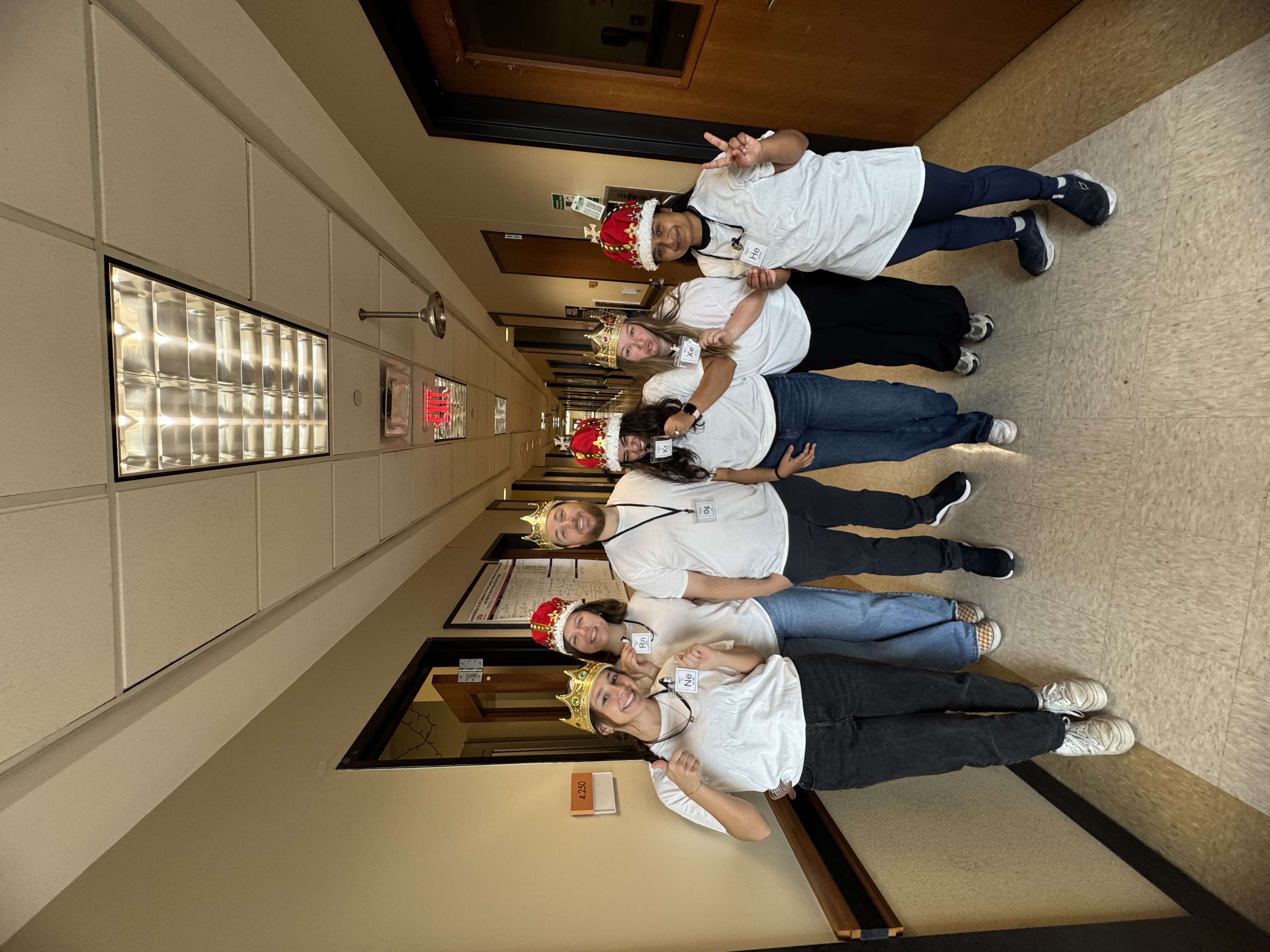 Group halloween as the noble gases